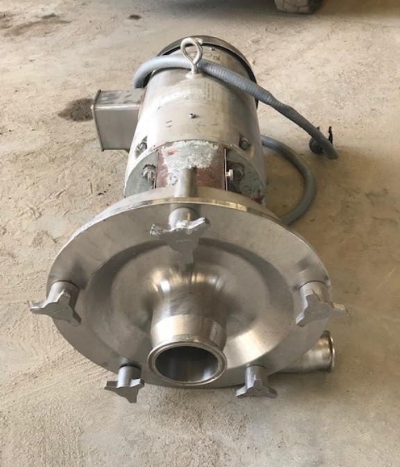 used Fristam Model FPR3451-250 centrifugal pump,  Sanitary stainless steel. 3